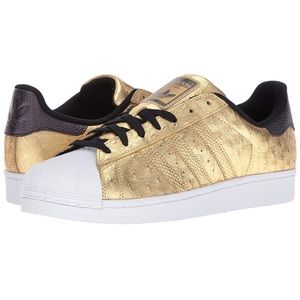 Adidas Originals Superstar Metallic Gold O…